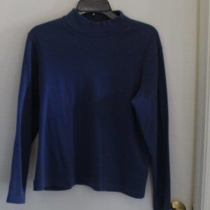 Classic Elements Mock Neck Long Sleeve Shirt